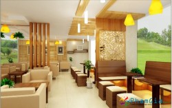 thiết kế quán cafe máy lạnh