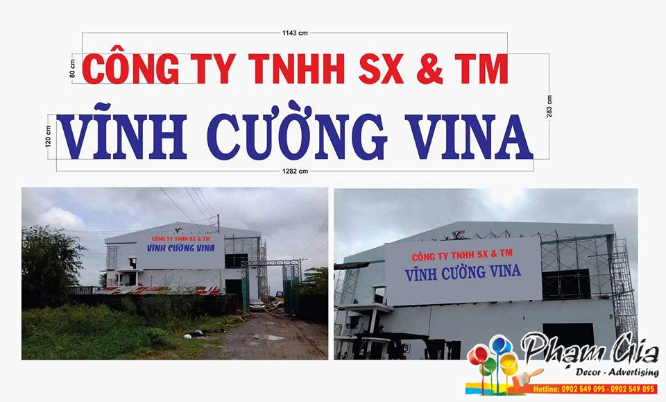 Thi Công Logo Chữ nổi Khu Công Nghiệp